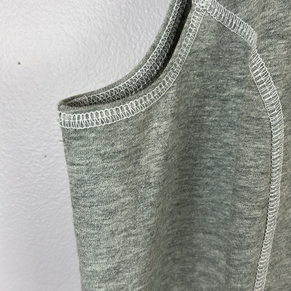 Quacker Factory Casual Cotton Blend Full Zip Embellished Vest Medium Grey - Picture 8 of 12